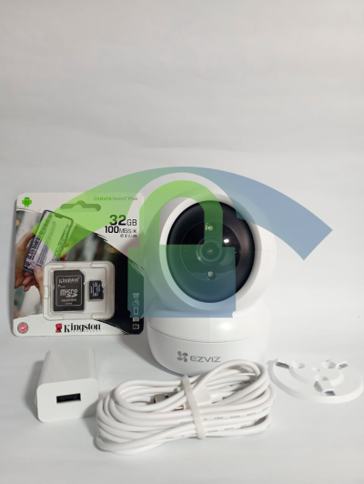 CÁMARA WIFI 360 GRADOS CP1 PT + MEMORIA SD 32 GB KINGSTON CLASE 10